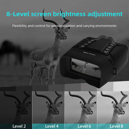 3-inch Binocular Night Vision Goggles 600-Meter Viewing Distance With a Tactical Light Outdoor and Security Observation