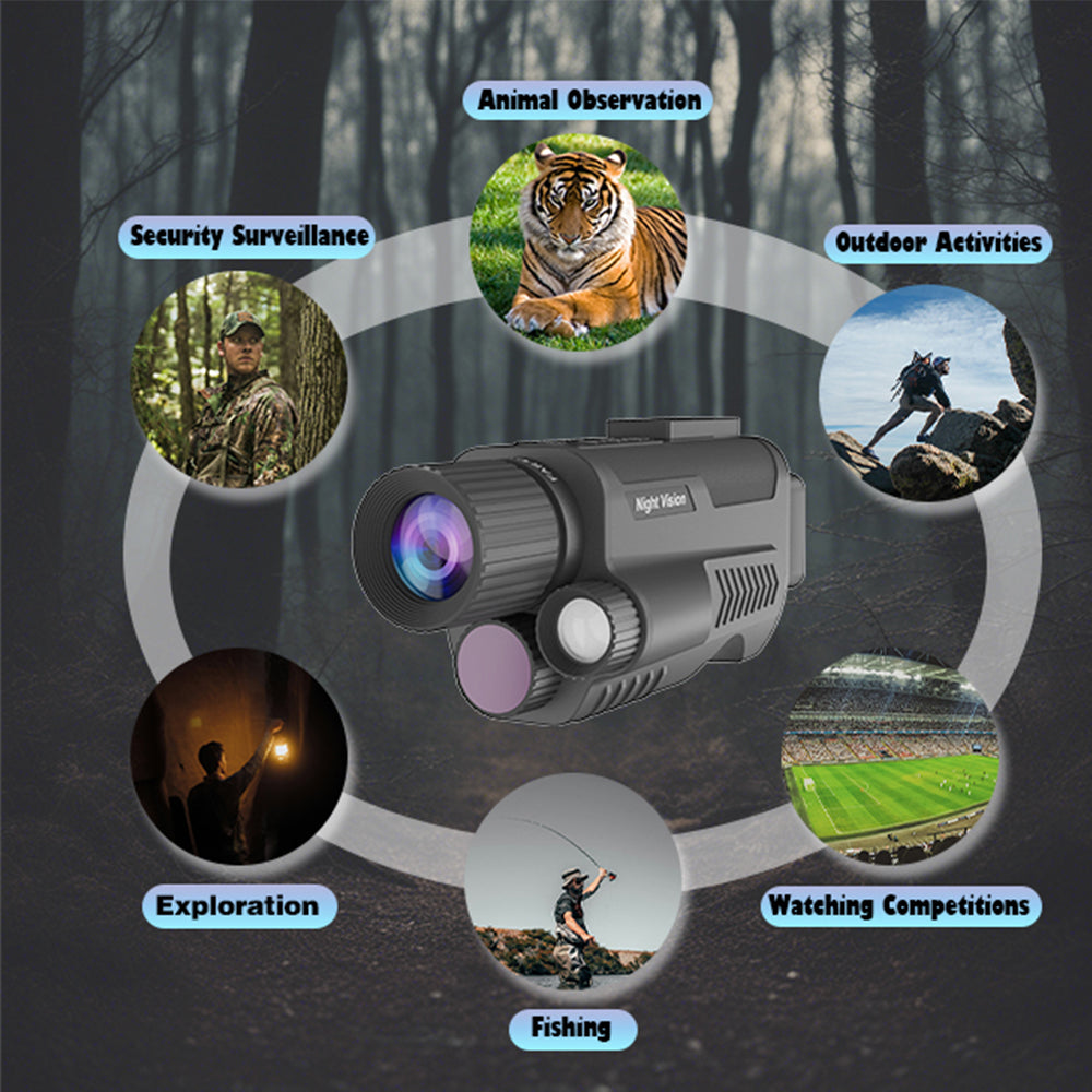 Helmet Night Vision Monocular 5X40 Night Vision Infrared IR Camera Digital Hunting Night Vision Scopes
