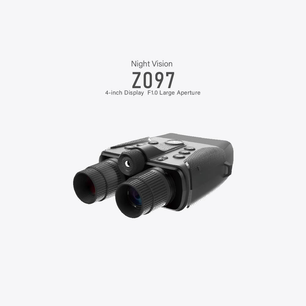 4" Ultra Screen Binoculars Night Vision Binoculars Digital Infrared 5X Zoom Hunting Accessories 3-in-1 Night Vision Device