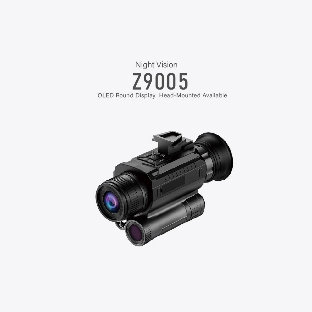 Light - Weighted Monocular Night Vision Spherical Night Lens with Tactical Light Suited for Spirited Outdoor Engagements