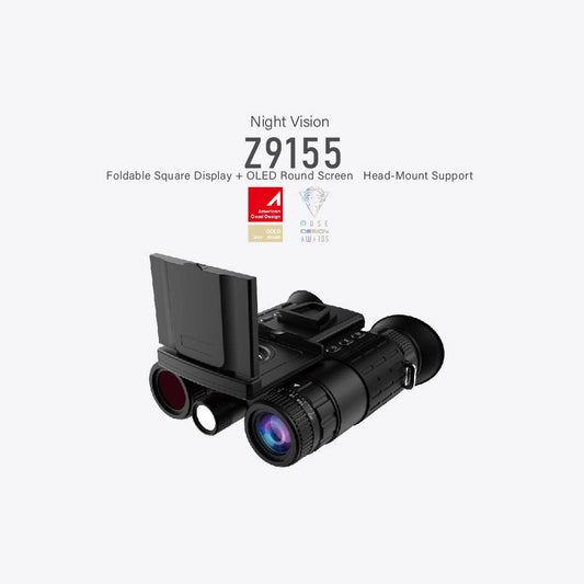 New Arrivals Helmet Night Vision Binoculars OLED HD Screen CMOS 4K UHD Head Mounted InfraredNight Vision Goggles with 64GB