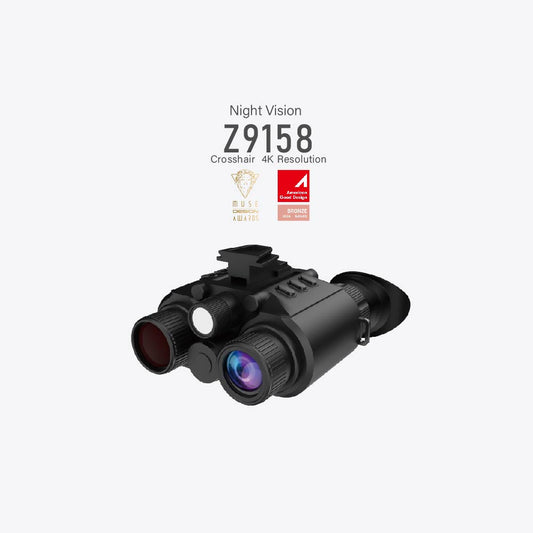 Tactical Hands-Free Night Vision Goggles 4K IR 1968ft Range 64GB Storage Scope Mode Compass & EPP Case for Outdoor Operations